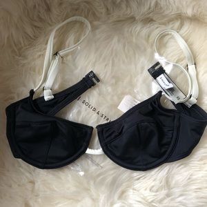 Solid & Striped bikini top